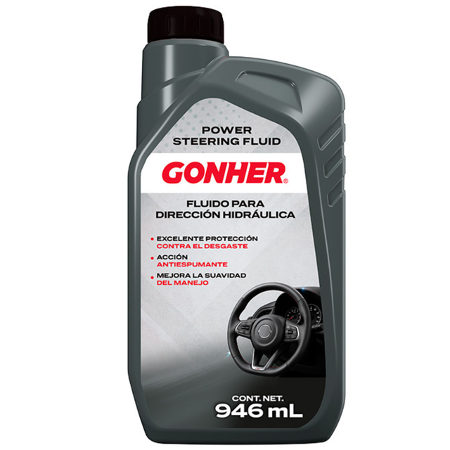 GH-1035880 - ACEITE GONHER PARA DIRECCIÒN HIDRUALICA CAJA CON 12 PIEZAS DE 946ML