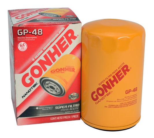 GH-GP-48 - FILTRO DE ACEITE PARA OLDSMOBILE CUTLASS BASE V6 3.1L 1989-1994