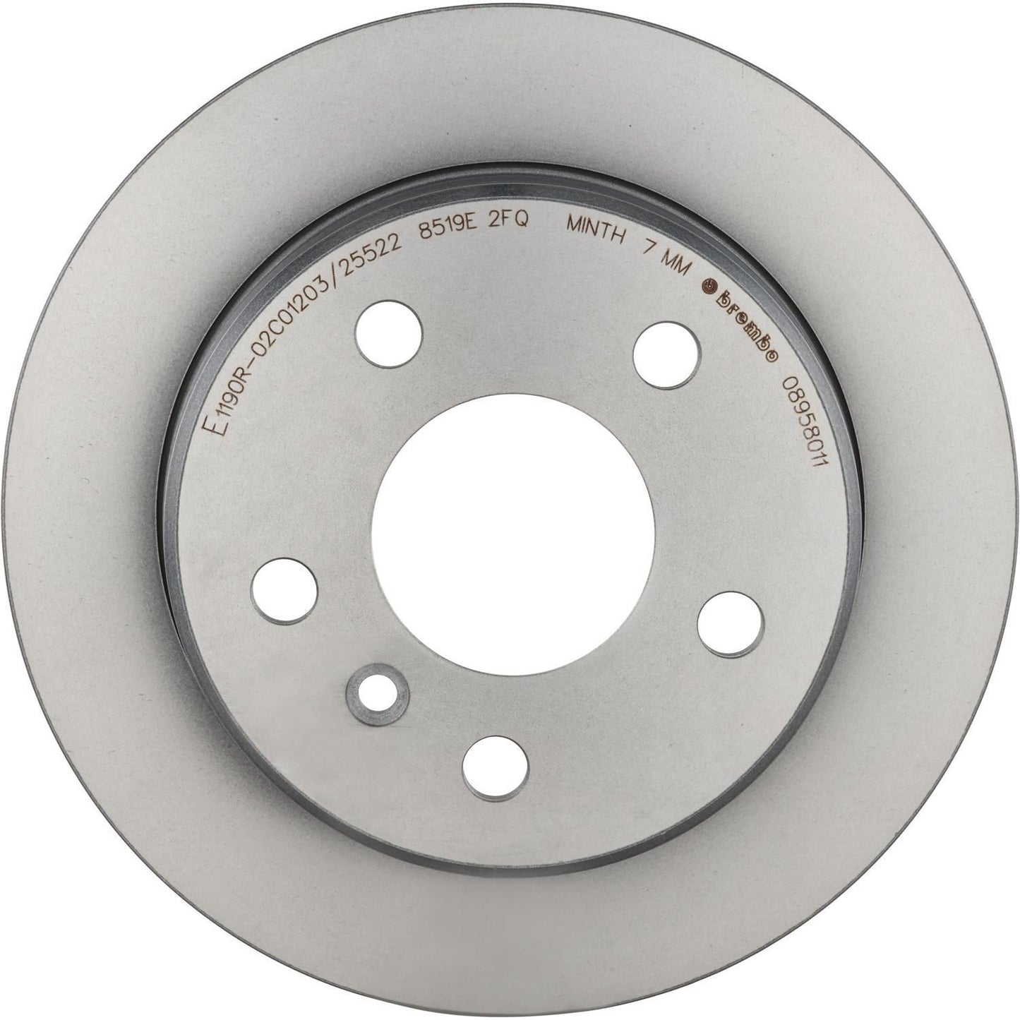 BRE-08.9580.11 - PAR DE DISCOS DE FRENO TRASEROS PARA MERCEDES-BENZ B200 BASE 2006-2011