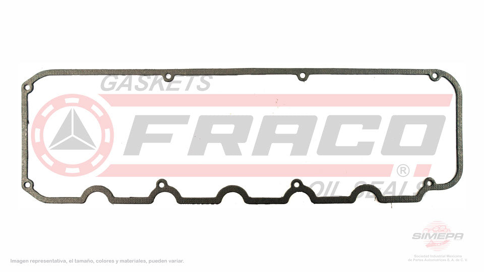 VSX-0860001 - EMPAQUE DE TAPA PUNTERIAS PARA BMW 320 L6 2.0 L 12 V. SOHC M20 1977-1982