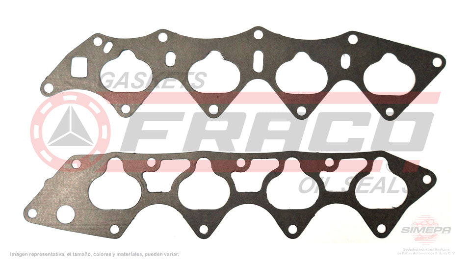 MIX-3540087 - EMPAQUE MULTIPLE DE ADMISION PARA ACURA INTEGRA L4 1.7 L DOHC GS-R R 16 V. DOHC B17A1 1992-1993