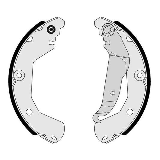 BRE-S10518 - ZAPATAS TRASERAS PARA CHEVROLET CAVALIER LS 2018-2020