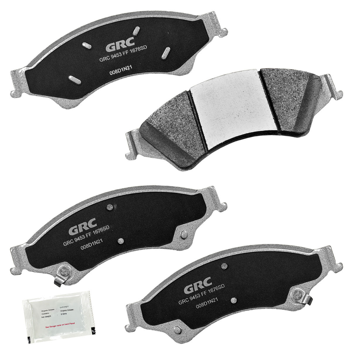 GPRD1676SD - BALATAS SEMIMETALICAS DELANTERAS PARA FORD RANGER 2013-2018