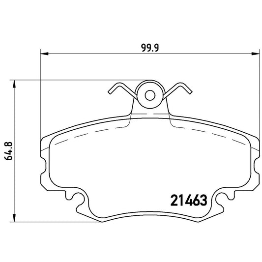 BRE-P68008 - BALATAS DELANTERAS PARA NISSAN APRIO BASE 2008-2010