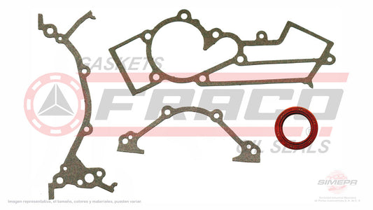 TCX-5862003 - EMPAQUE DE TAPA DE DISTRIBUCION PARA INFINITI M30 V6 3.0 L 12 V. SOHC VG30 E 1990-1992