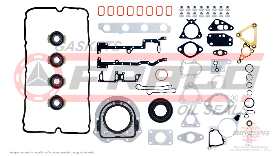 FSX-2640057WHG - JUEGO DE EMPAQUES PARA FORD TRANSIT L4 2.2 L DIESEL 16 V. TDI DIESEL 2007-2013