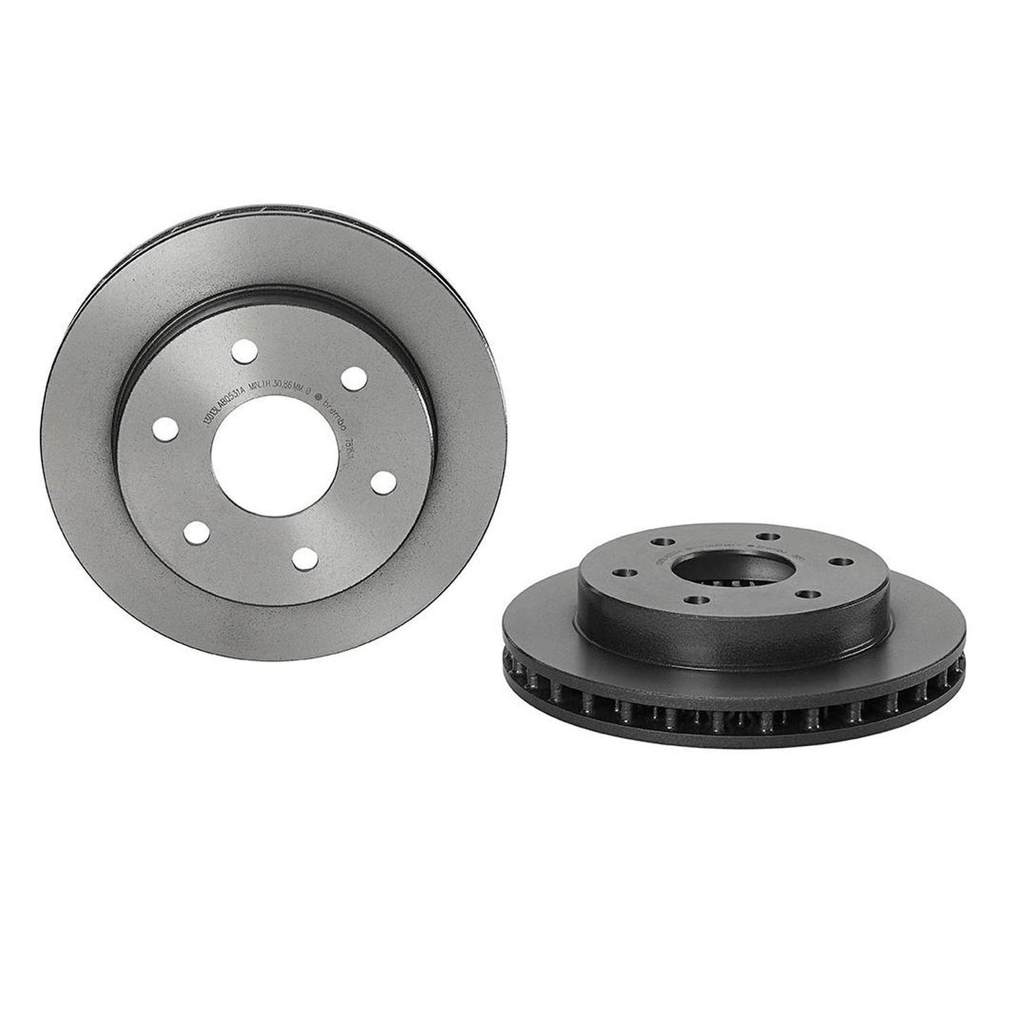 BRE-09.7815.11 - PAR DE DISCOS DE FRENO DELANTEROS PARA CADILLAC ESCALADE BASE 1999-2000