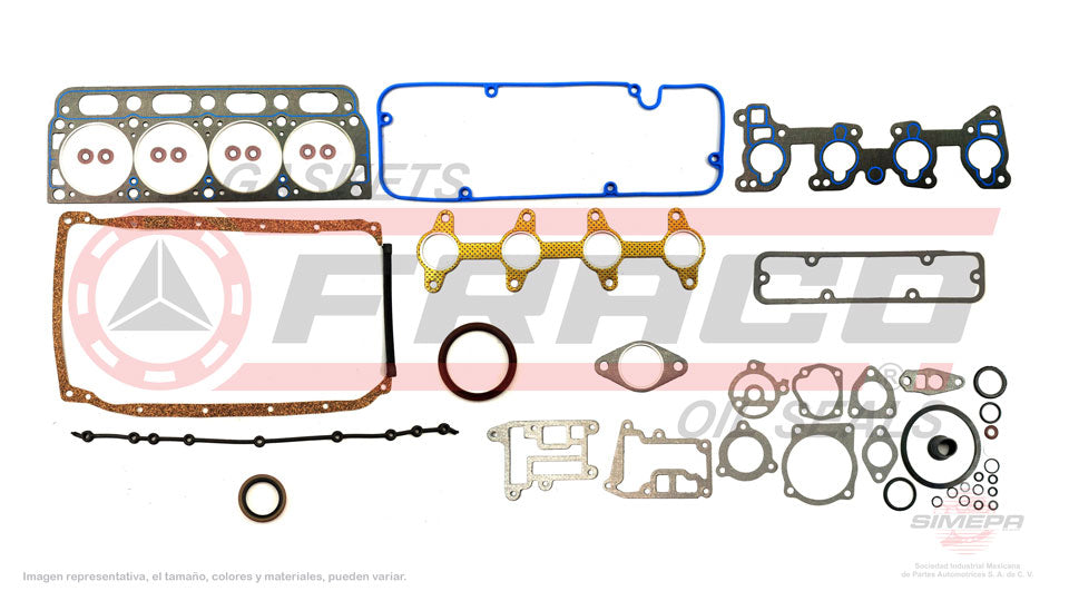 FSX-3040062 - JUEGO DE EMPAQUES PARA BUICK CENTURY L4 2.2 L 8 V. OHV 1993-1996