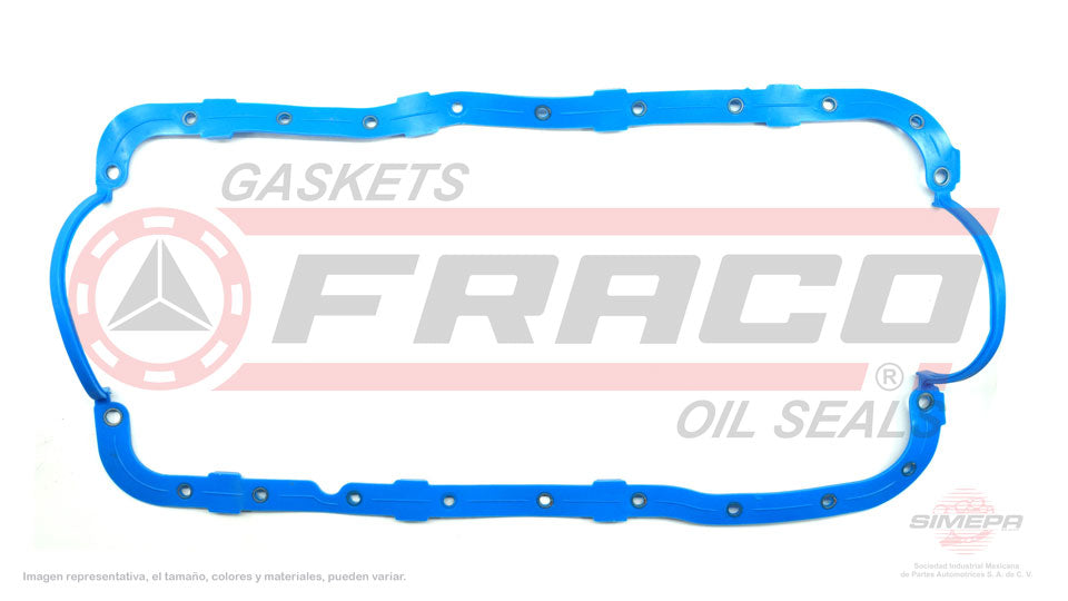 OSX-2682050-1 - EMPAQUE DE CARTER PARA FORD BRONCO V8 5.0 L 16 V. OHV 1988-1996