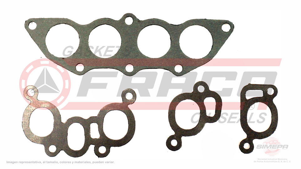 MIX-5840170 - EMPAQUE MULTIPLE DE ADMISION PARA NISSAN HIKARI L4 1.6 L E16 8 V. SOHC E16 I/S 1987-1992