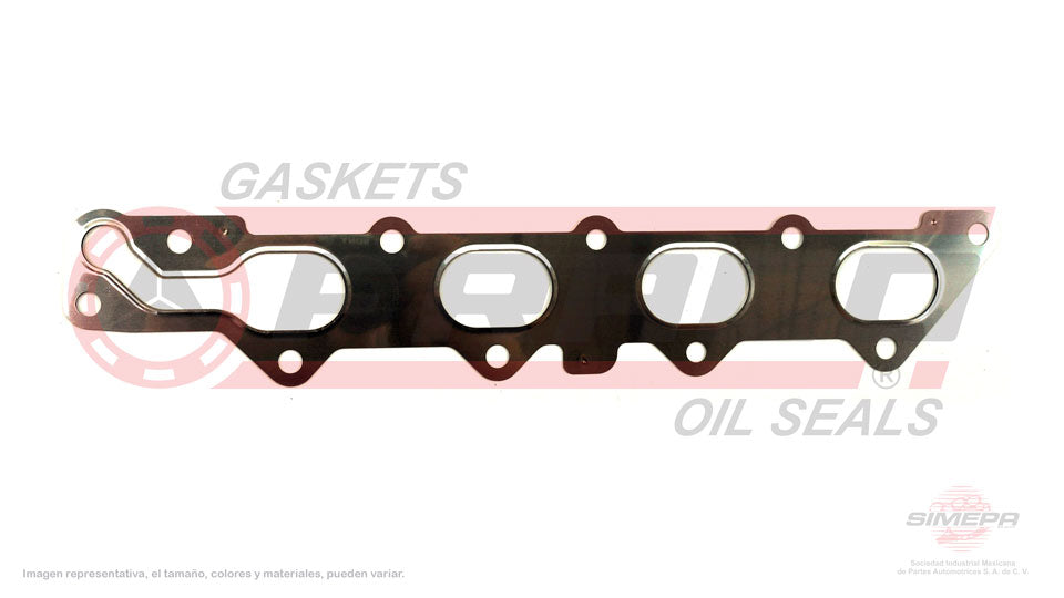 MEX-6040075 - EMPAQUE MULTIPLE DE ESCAPE PARA CHEVROLET AVEO L4 1.6 L F16D3 16 V. DOHC F16D3 LXT 2004-2012