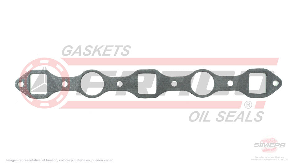 MSX-5840213 - EMPAQUE MULTIPLE DE ADMISION Y ESCAPE UNIDOS PARA NISSAN ICHIVAN L4 1.8 L 8 V. J18 1987-1994