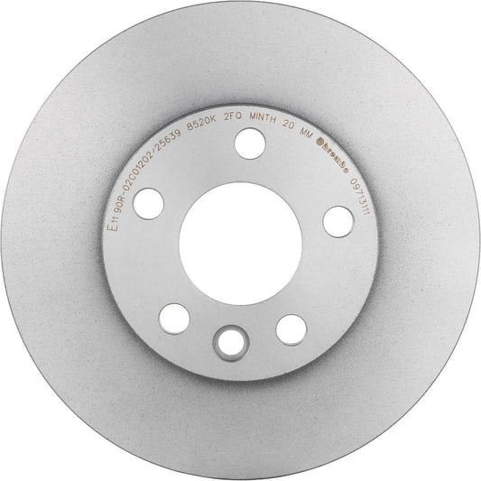 BRE-09.7131.11 - PAR DE DISCOS DE FRENO DELANTEROS PARA VOLKSWAGEN EUROVAN BASE 2001-2004