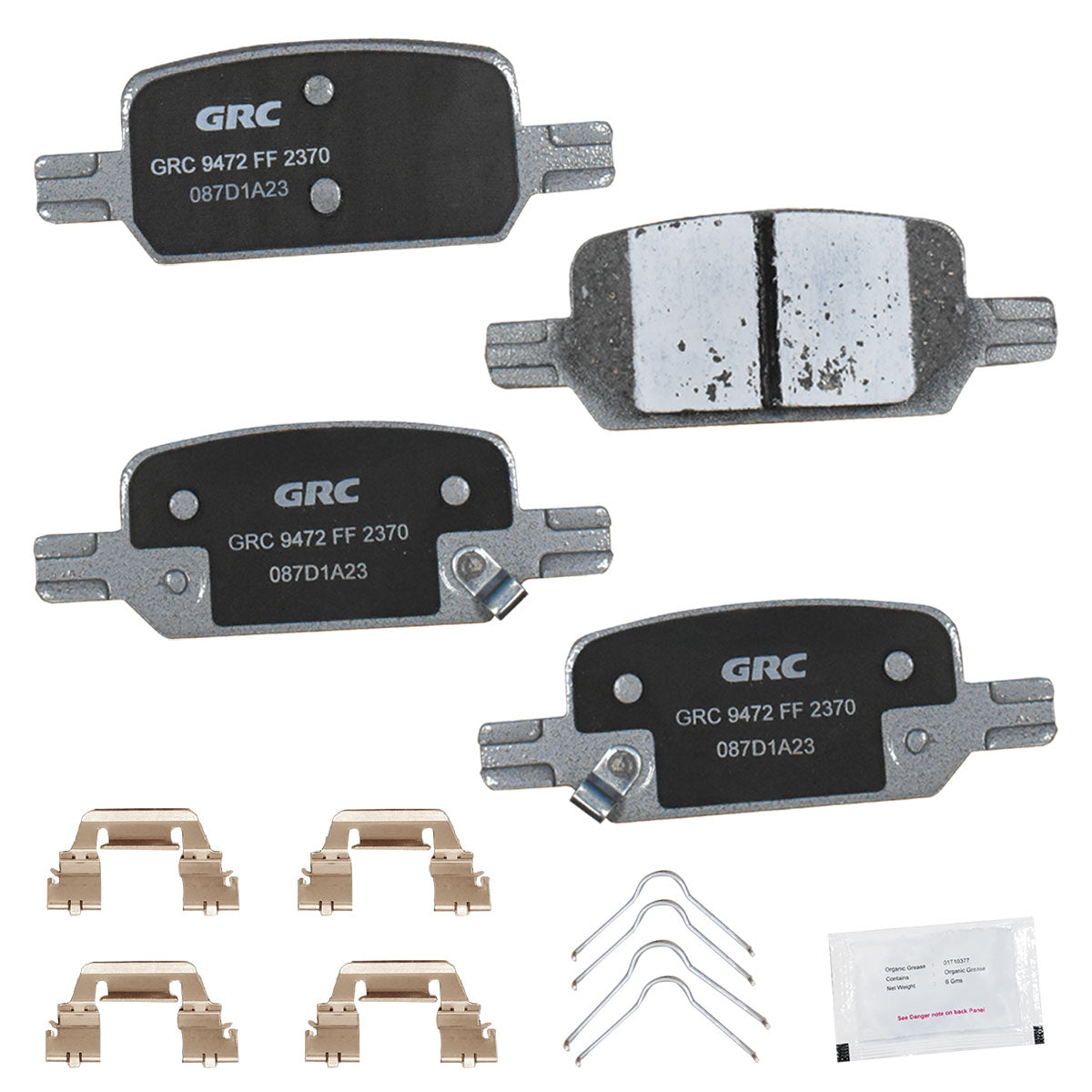 GPRD2370 - BALATAS CERAMICAS TRASERAS PARA CHEVROLET COLORADO LT 2021-2021
