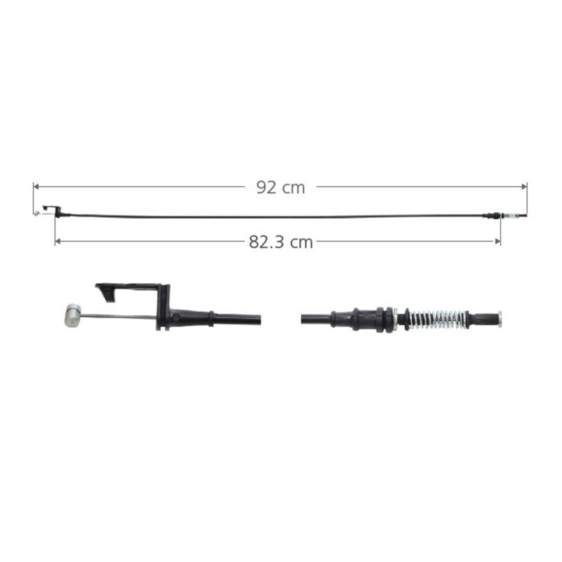 MANJ-96488 - CHICOTE CERRADURA PARA FORD COURIER 2001-2012 DERECHA/IZQUIERDA DELANTERA
