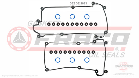 VSX-2662001 - EMPAQUE DE TAPA PUNTERIAS PARA FORD CONTOUR V6 2.5 L DOHC 24 V. DOHC 1995-2000