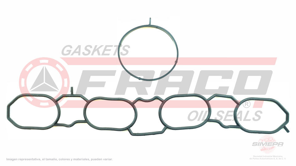 MIX-5840205-1 - EMPAQUE MULTIPLE DE ADMISION PARA NISSAN SENTRA L4 1.8 L 16 V. DOHC MRA8DE 2013-2018