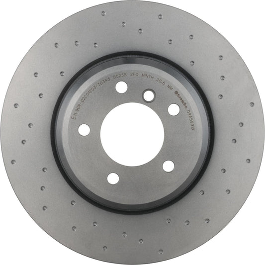 BRE-09.A599.1X - PAR DE DISCOS DE FRENO DELANTEROS PARA BMW 335I BASE 2007-2010
