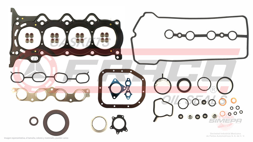 FSX-8040085 - JUEGO DE EMPAQUES PARA SCION XA L4 1.5 L 16 V. DOHC 1NZFE 2004-2006