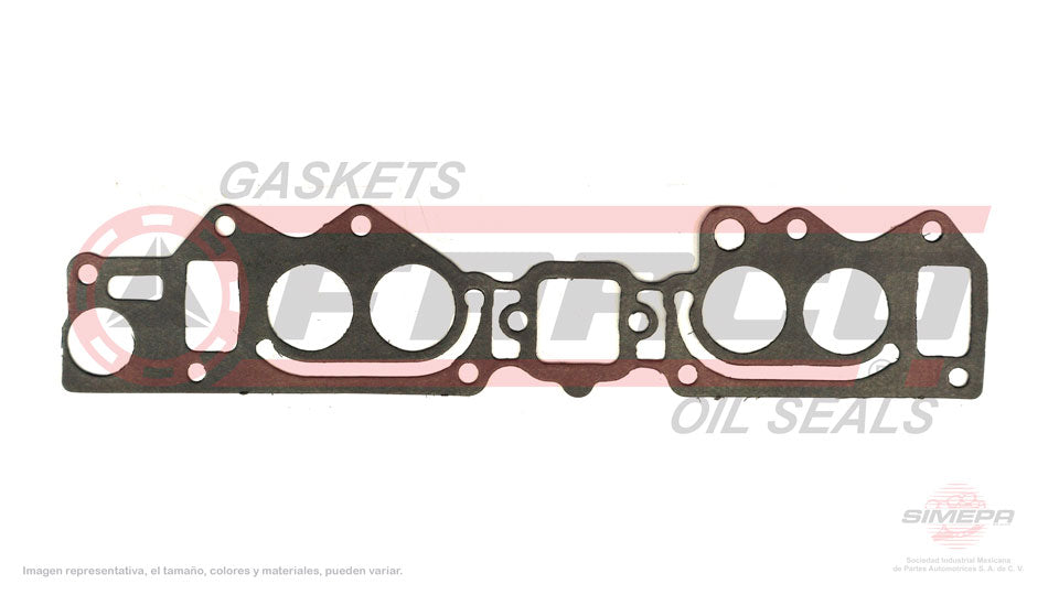 MIX-5540281 - EMPAQUE MULTIPLE DE ADMISION PARA DODGE 2000 GTX L4 2.0 L SOHC 8 V. SOHC G63B 1989-1990