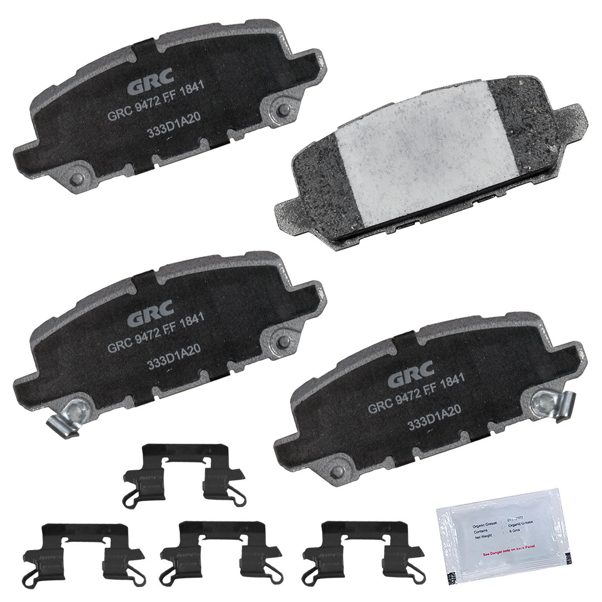 GPRD1841 - BALATAS CERAMICAS TRASERAS PARA HONDA CR-Z 2016-2016
