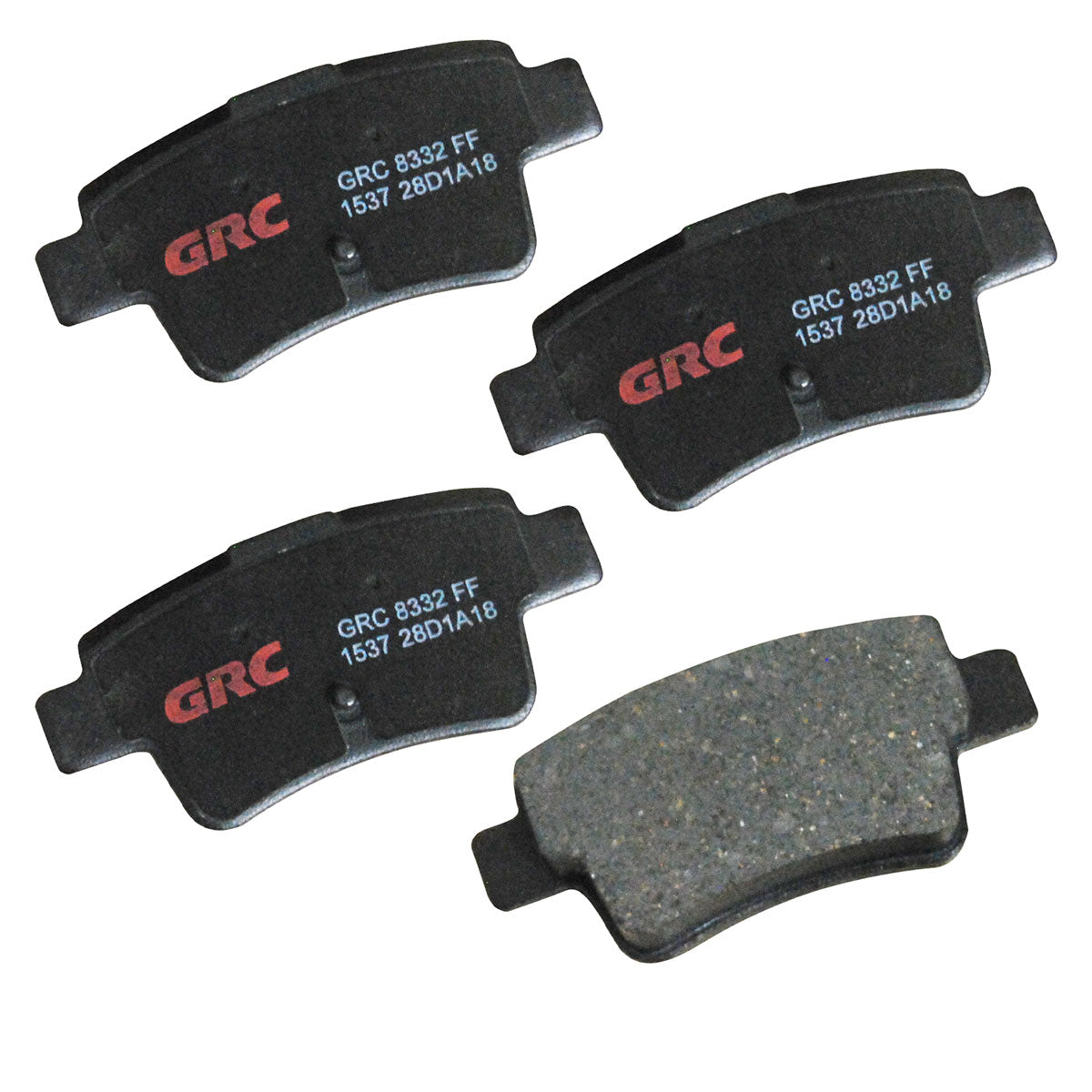 GCD1537 - BALATAS CERAMICAS TRASERAS PARA FIAT PUNTO 2007-2013