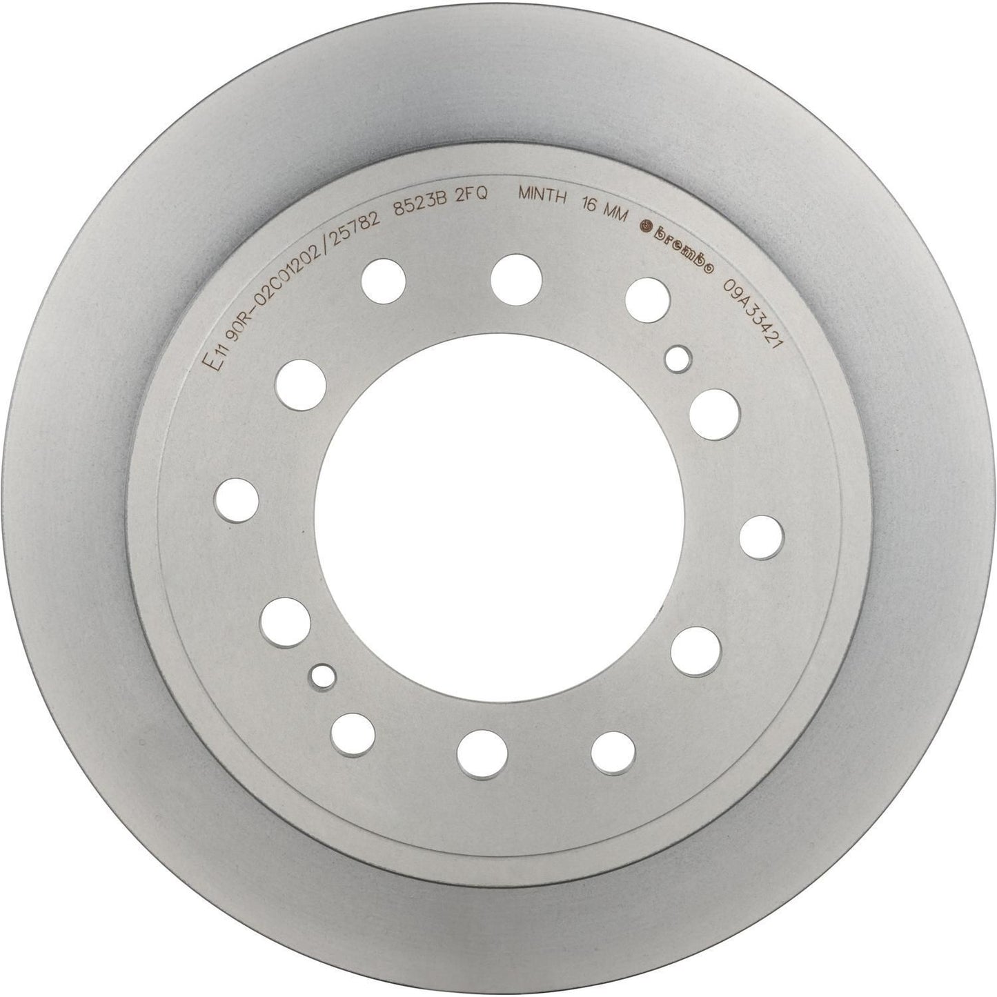 BRE-09.A334.21 - PAR DE DISCOS DE FRENO TRASEROS PARA TOYOTA 4RUNNER BASE 2017-2018