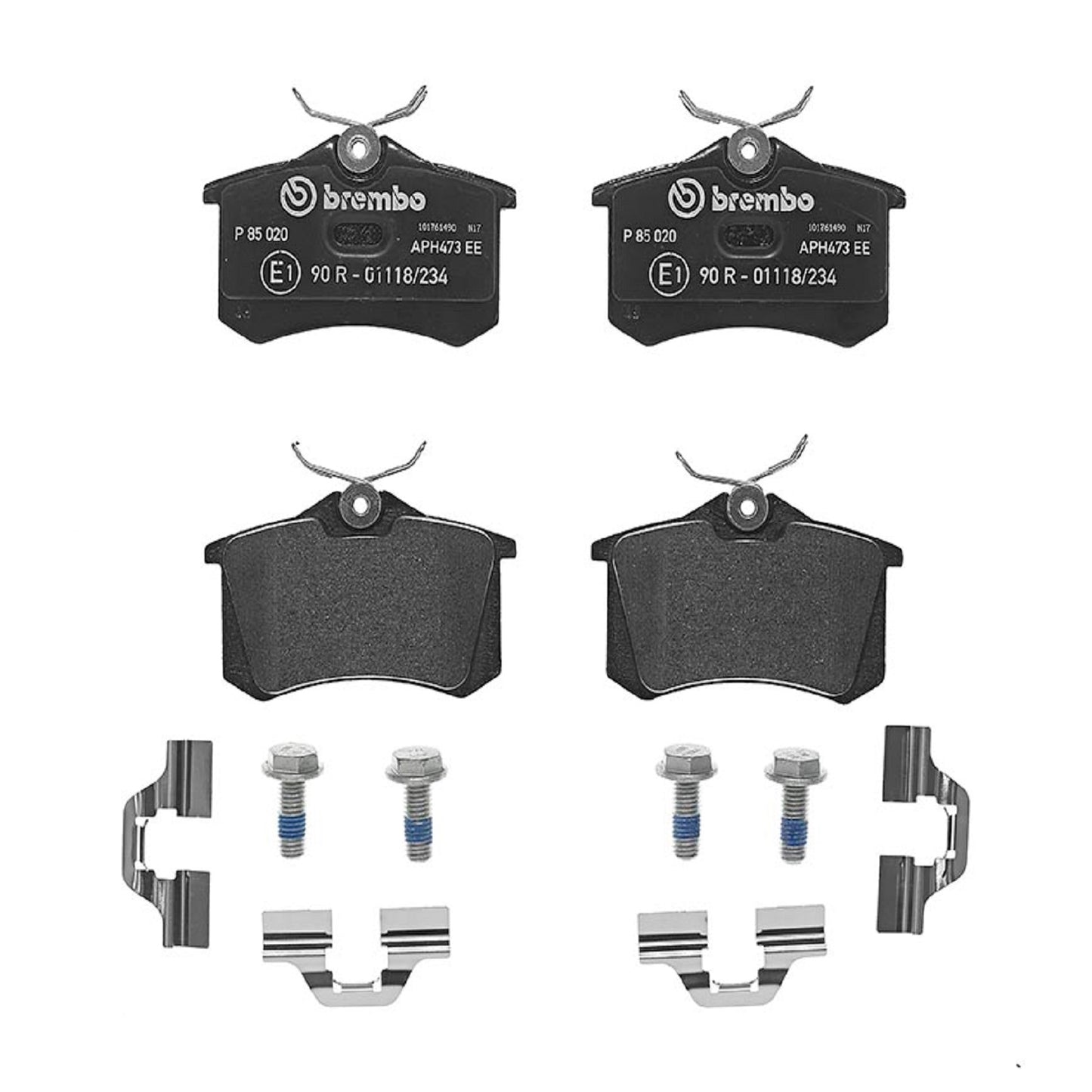 BRE-P85020 - BALATAS TRASERAS PARA AUDI A1 ACTIVE 2016-2016