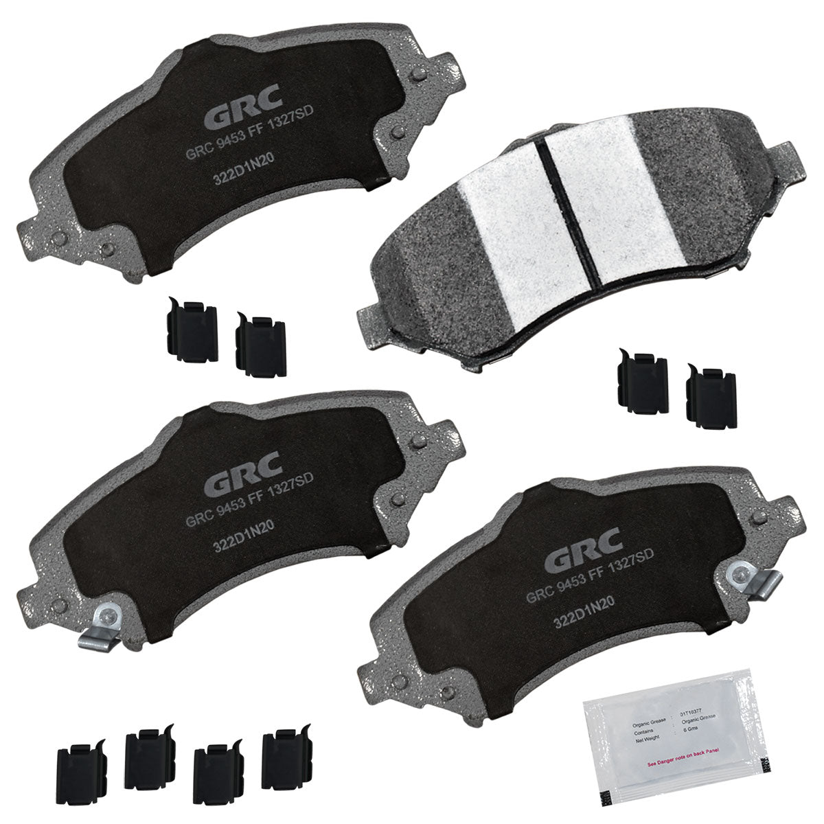 GPRD1327SD - BALATAS SEMIMETALICAS DELANTERAS PARA CHRYSLER TOWN & COUNTRY 2008-2011