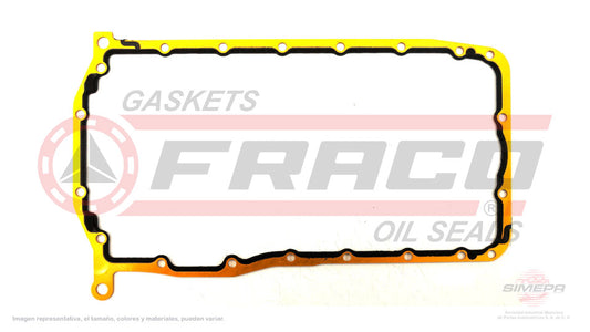 OSX-8640140 - EMPAQUE DE CARTER PARA AUDI A4 L4 1.8 L 20V 20 V. DOHC 2001-2006