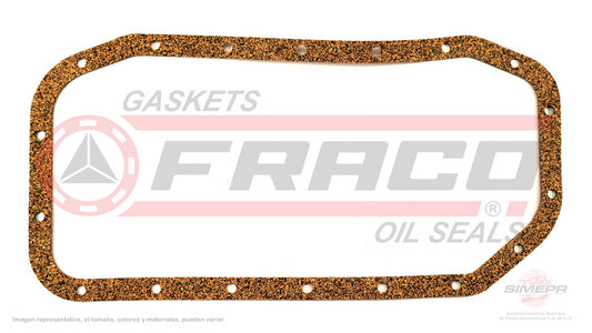 OSX-8040332 - EMPAQUE DE CARTER PARA TOYOTA 4RUNNER L4 2.4 L 8 V. SOHC 22R 22RE 22REC 1984-1995