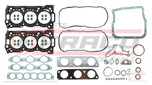 FSX-5562011 - JUEGO DE EMPAQUES PARA MITSUBISHI OUTLANDER V6 3.0 L 24 V. SOHC 6B31 2007-2012
