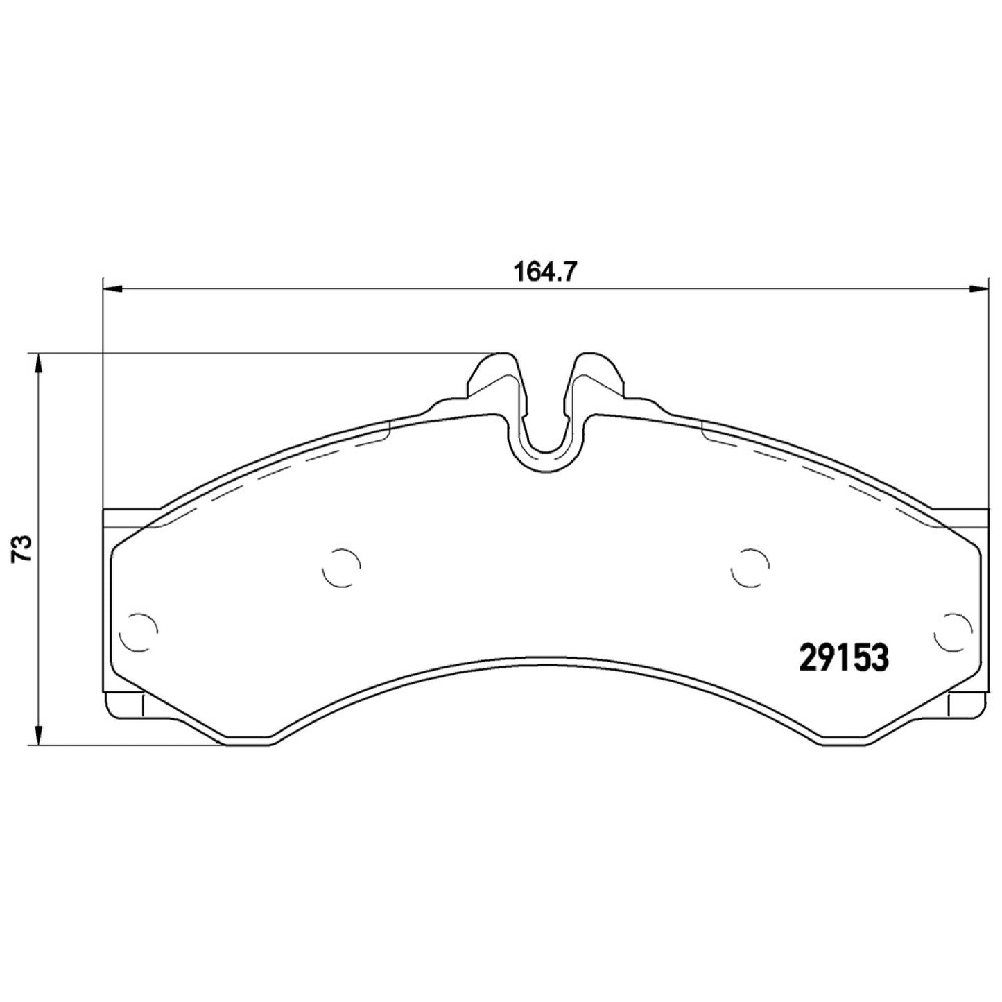 BRE-P50028 - BALATAS DELANTERAS PARA MERCEDES-BENZ SPRINTER 316 CDI 2004-2005