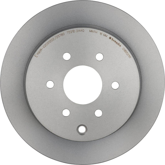 BRE-09.B521.11 - PAR DE DISCOS DE FRENO TRASEROS PARA NISSAN PATHFINDER BASE 2012-2012