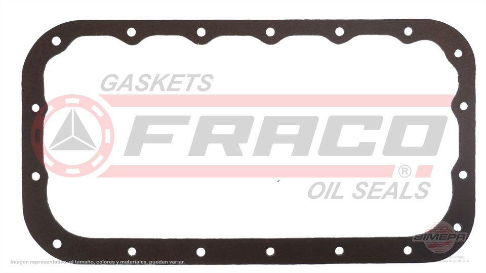 OSX-1640010 - EMPAQUE DE CARTER PARA PONTIAC MATIZ L4 1.0 L. 8 V. SOHC  2004-2011