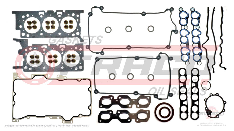 FSX-2662001 - JUEGO DE EMPAQUES PARA FORD CONTOUR V6 2.5 L DOHC 24 V. DOHC 1995-2000
