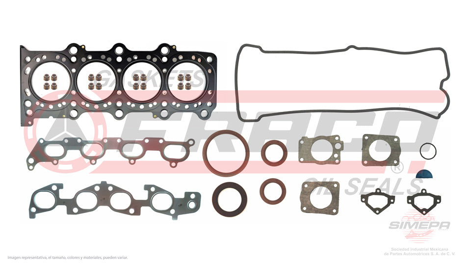 FSX-7640060 - JUEGO DE EMPAQUES PARA CHEVROLET TRACKER L4 2.0 L 16 V. DOHC J20A 1999-2003