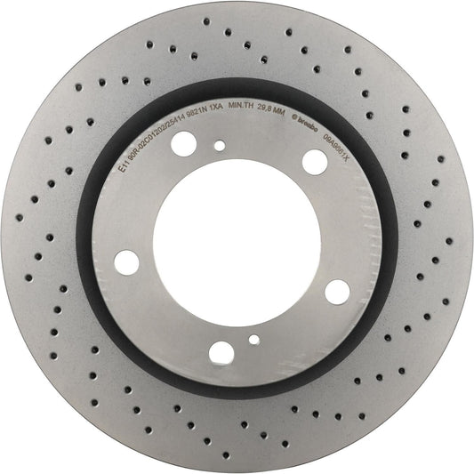 BRE-09.A966.1X - PAR DE DISCOS DE FRENO DELANTEROS PARA LEXUS LX570 BASE 2008-2015