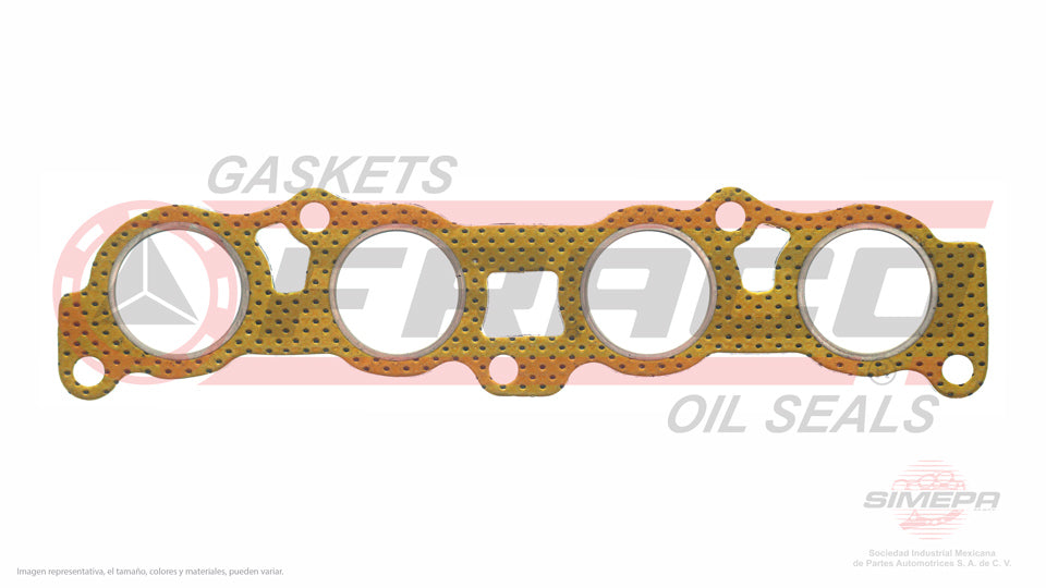 MEX-8040116-1 - EMPAQUE MULTIPLE DE ESCAPE PARA TOYOTA YARIS L4 1.3 L 16 V. DOHC 2SZFE 2004-2007