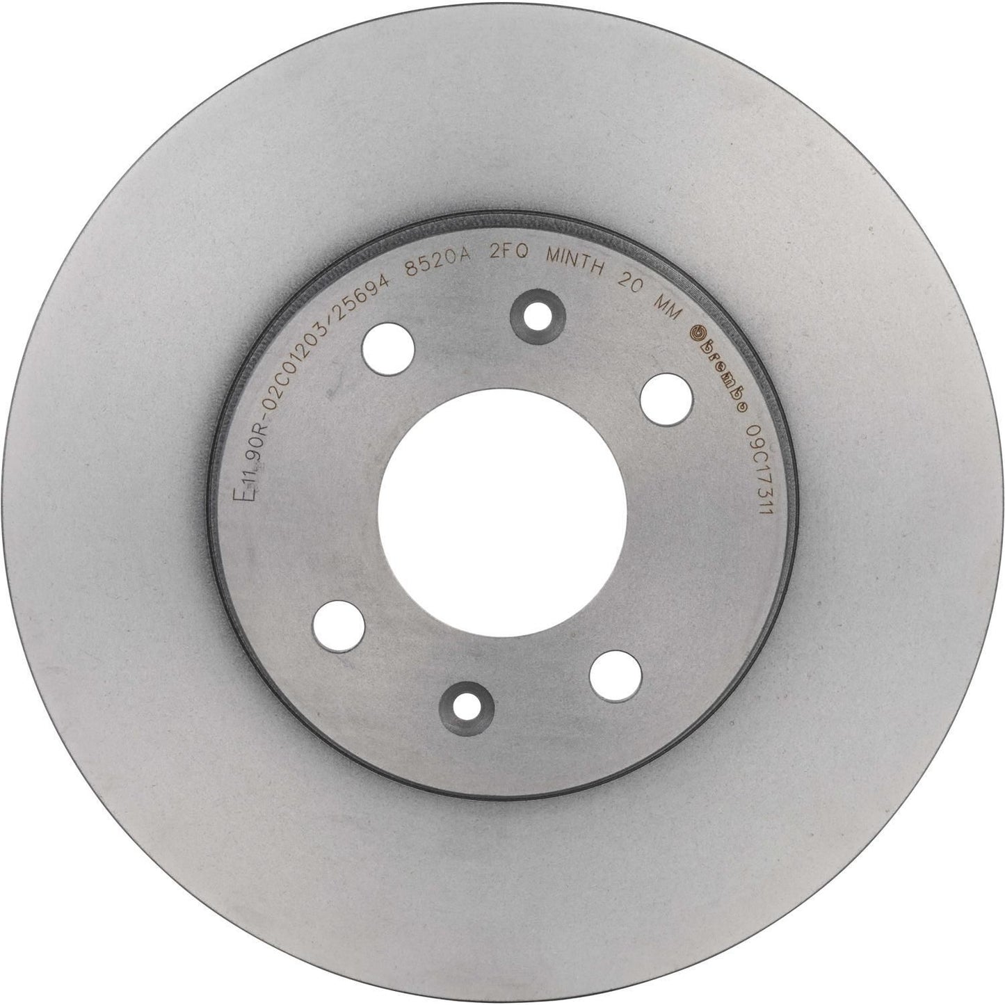 BRE-09.C173.11 - PAR DE DISCOS DE FRENO DELANTEROS PARA KIA RIO EX 2017-2019