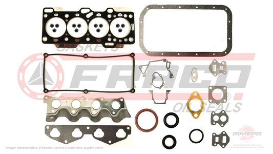 FSX-3640011 - JUEGO DE EMPAQUES PARA DODGE ATOS L4 1.1 L 12 V. SOHC G4HD 2006-2012