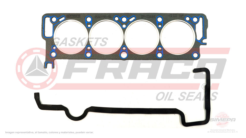 HGX-6540150-SB - EMPAQUE DE CABEZA PARA RENAULT R18 L4 1.6 L 8 V. OHV 1982-1984