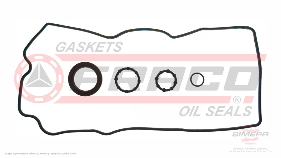 TCX-0840021 - EMPAQUE DE TAPA DE DISTRIBUCION PARA MINI COOPER L4 1.6 L SOHC W10B16A 16 V. SOHC W10B16A 2002-2008