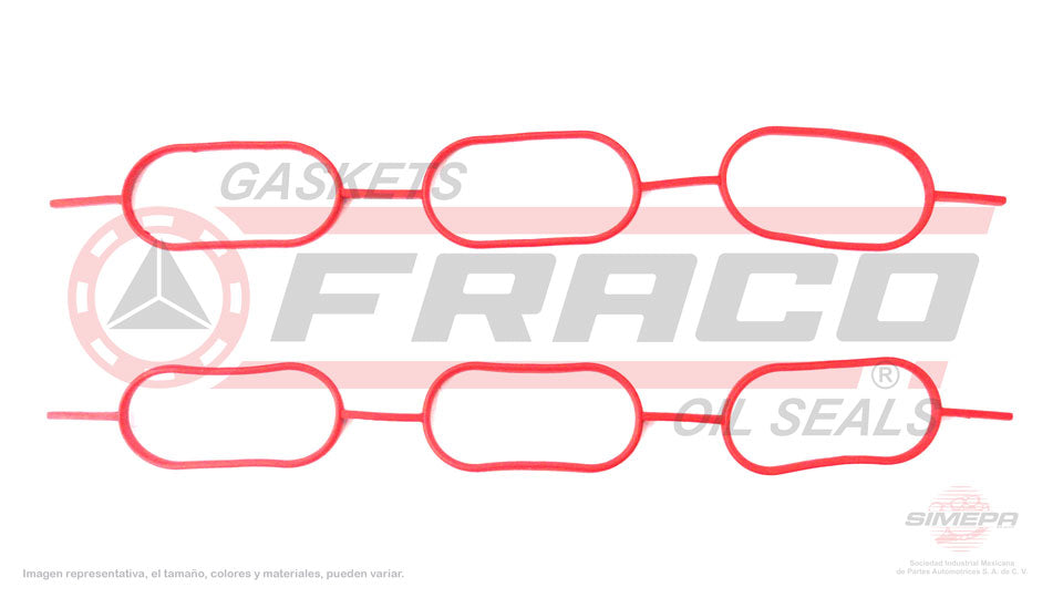 MIX-8662030 - EMPAQUE MULTIPLE DE ADMISION PARA AUDI A4 V6 2.8 L 30 V. DOHC AHAAMXATQ 1997-2001