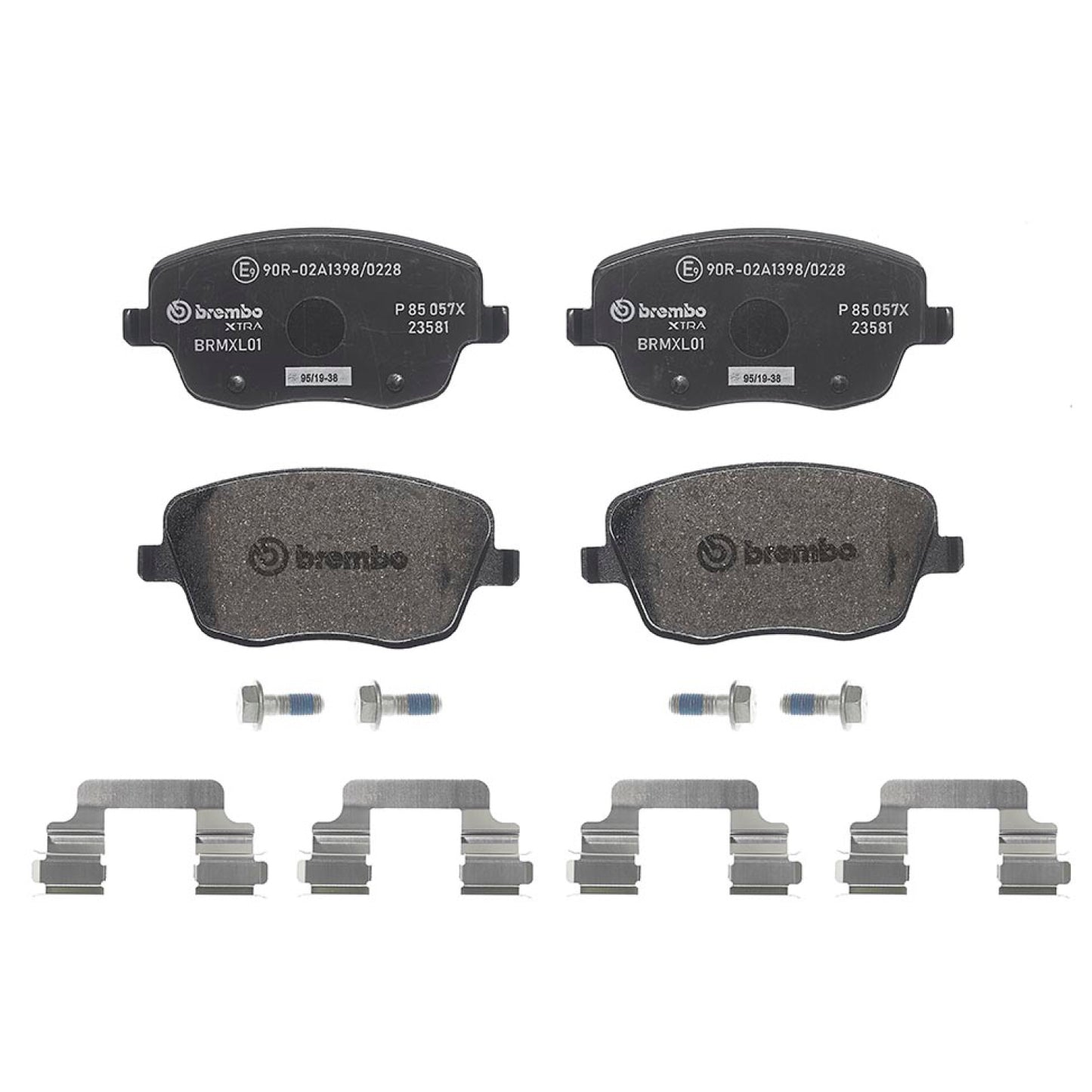 BRE-P85057X - BALATAS DELANTERAS PARA SEAT IBIZA BASE 2015-2015