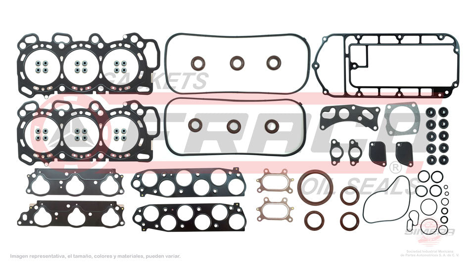 FSX-3562060 - JUEGO DE EMPAQUES PARA ACURA MDX V6 3.5 L. 24 V. SOHC J35A5 2003-2006