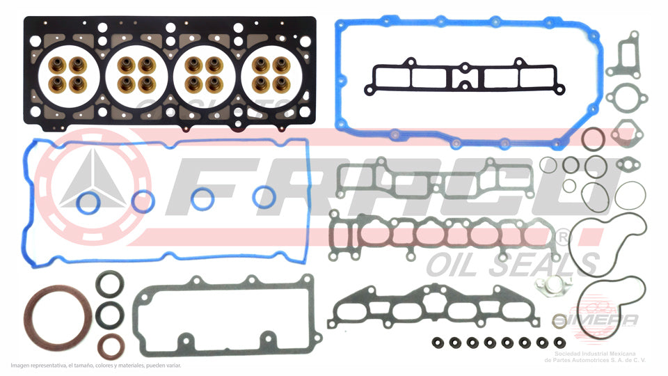 FSX-1140051 - JUEGO DE EMPAQUES PARA DODGE NEON L4 2.0 L DOHC 16 V. ECC DOHC  1995-1999