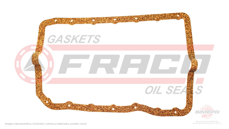 OSX-2640075 - EMPAQUE DE CARTER PARA FORD TEMPO L4 2.3 L OHV 8 V. OHV 1984-1987