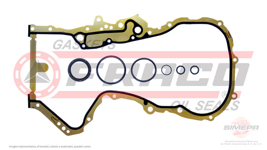 TCX-8640162 - EMPAQUE DE TAPA DE DISTRIBUCION PARA VOLKSWAGEN GOLF L4 1.6 L 16 V. DOHC BAGBLP 2004-2005