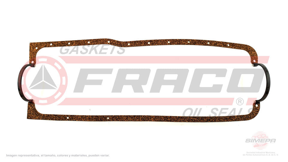 OSX-2660060 - EMPAQUE DE CARTER PARA FORD COUNTRY SEDAN L6 4.1 L 12 V. OHV 1969-1974